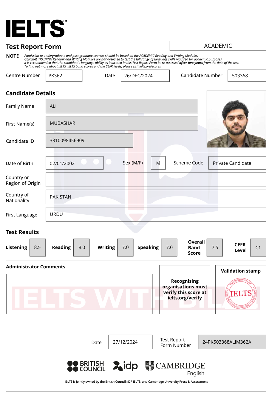 Mubashar Ali